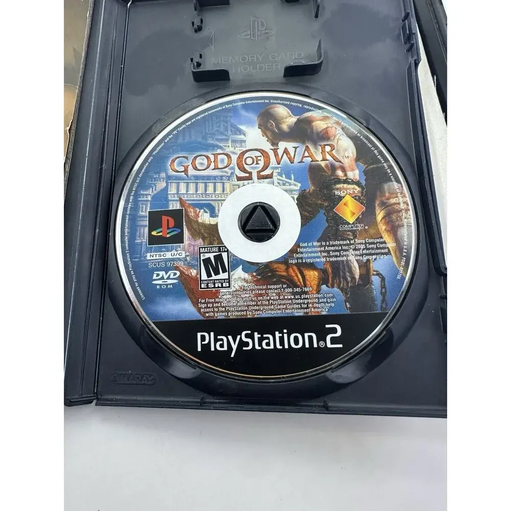 God of War Sony PlayStation 2 PS2 CIB Black Label Tested Game Retro Vintage